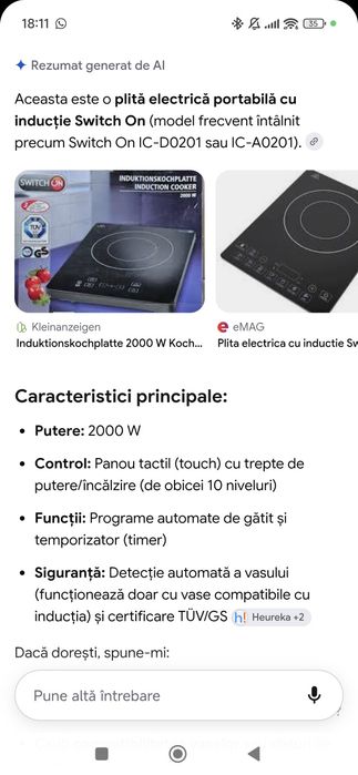Plita cu inducție - nou