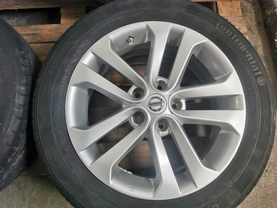 Jante originale Nissan Juke / Qashqai  R. 17 cu anvelope de vara