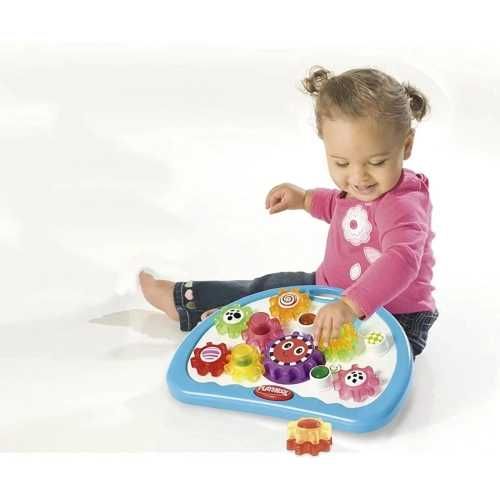 Детска музикална играчка Playschool Завърти колелата Играчка със зъбни колела Hasbro