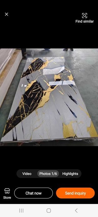 Panouri pvc decorative 10 modele, pt baie buc, living, etc 1220/2440