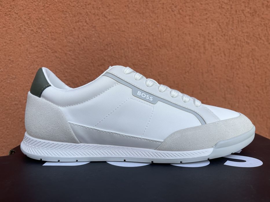 Adidasi Boss noi originali piele pantofi sport tenisi sneakers