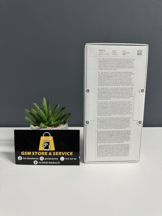 Google Pixel 7A Nou Sigilat Charcoal 128Gb Garantie Gsm Store&Service