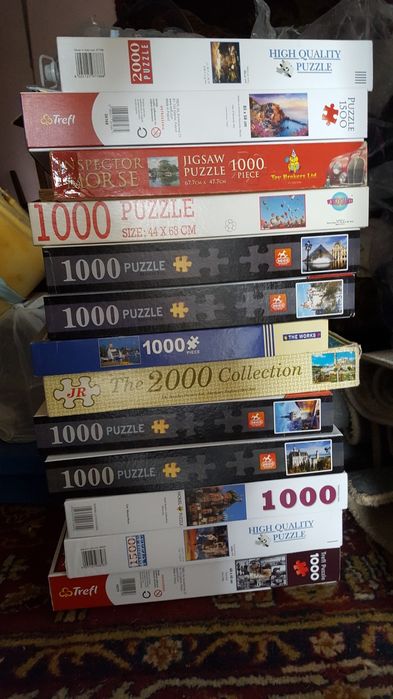 Colectie 36 de puzzle asamblate