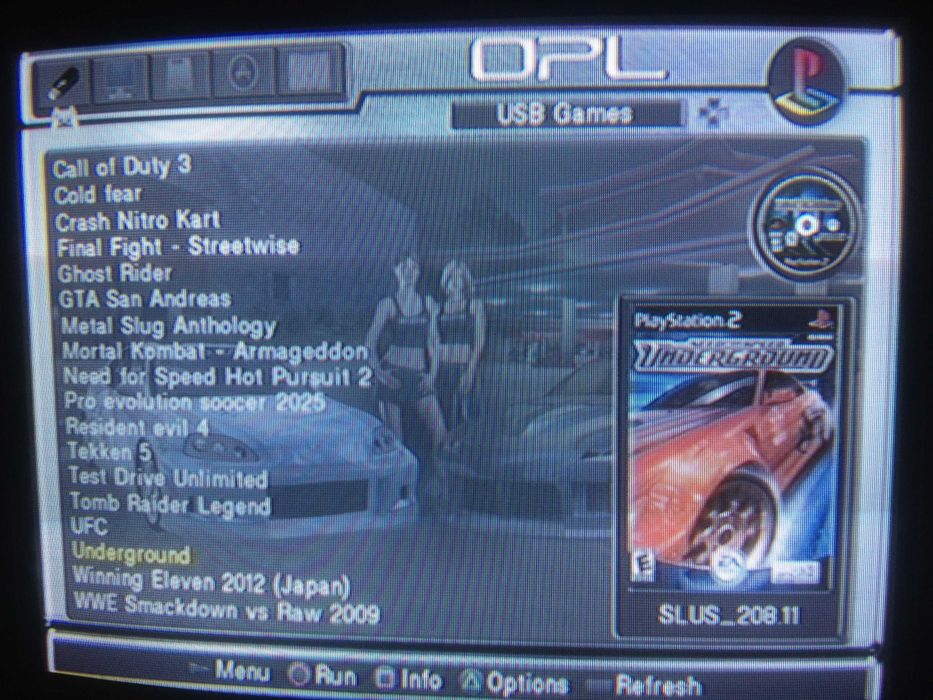 Sony PlayStation 2 slim игры с флешки  летняя скидка