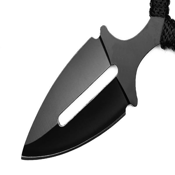 Cutit tactic pumnal, DEPOX®, Black Knife, 13 cm, Otel inoxidabil
