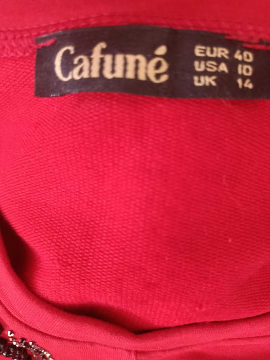 Rochie de damă roșie M bumbac de calitate superioara