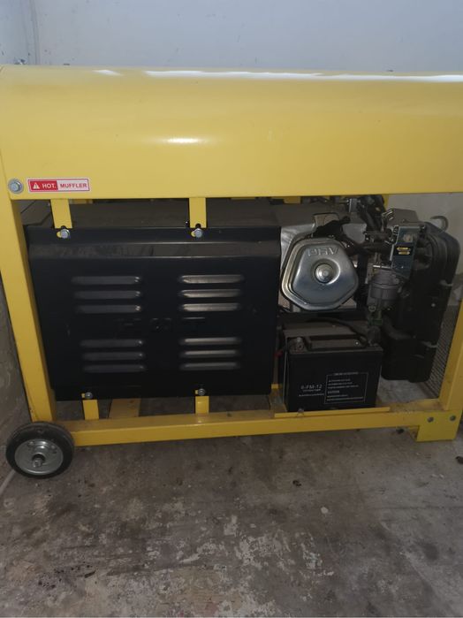 Generator Teksan TJ5500ME 5800W pe benzina, nou, 0 ore functionare