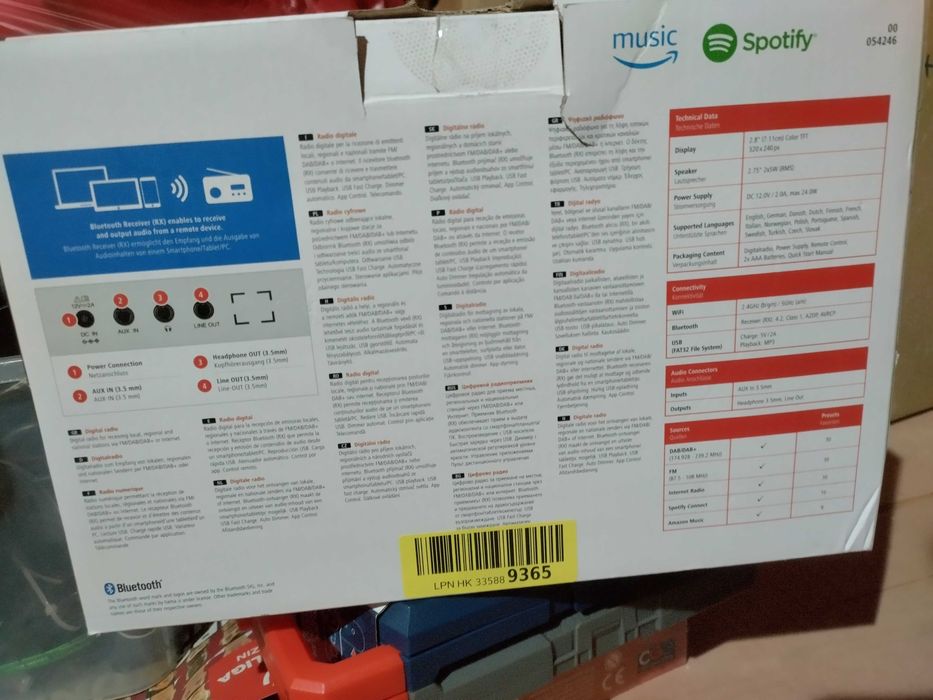 Internet Radio HAMA 'Spotify,internet radio/bluetooth -NOU/la cutie