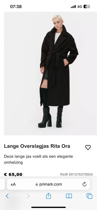 Palton Primark Rita Ora