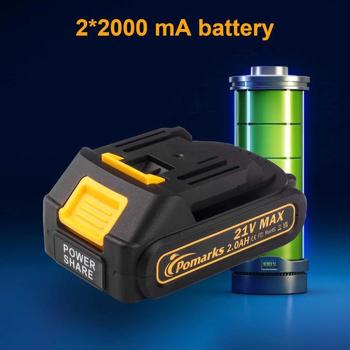 Мини Верижен трион Pomarks с батерия 6 инча трион за клони инструмент