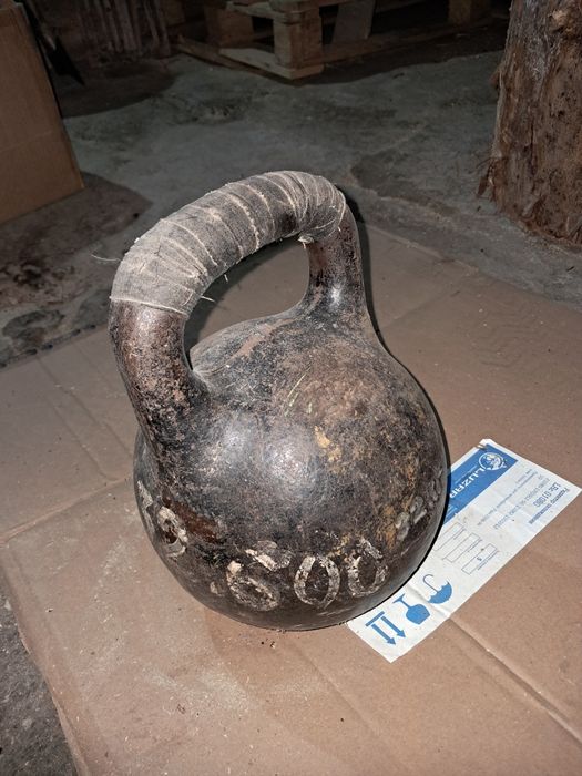 Гиря советский металл 32 кг в хорошем