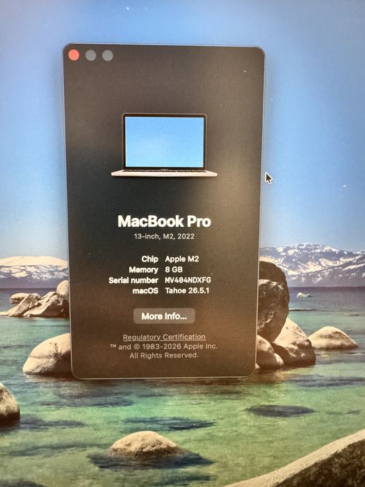 MacBook Pro 13’ Apple M2 512 GB