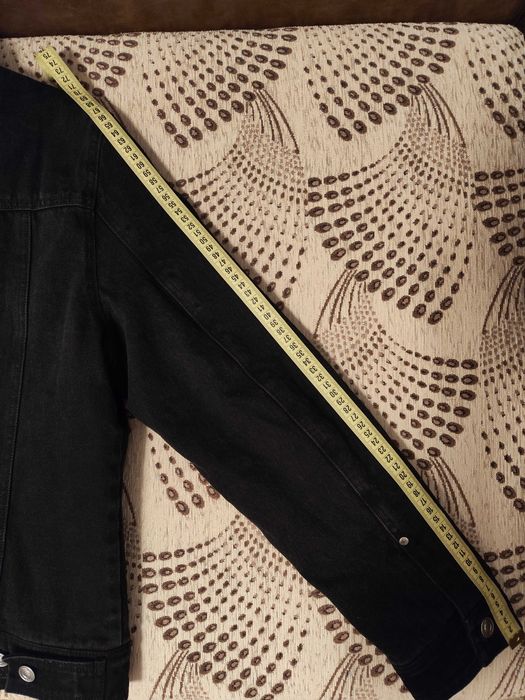 Geacă Mango Man din denim shearling – NOUĂ, cu etichetă