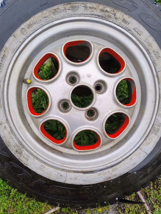 Пет броя алуминиеви джанти 13 ки.