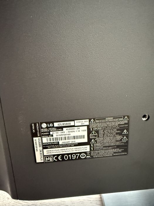 Vand TV LG Full HD Smart 108cm