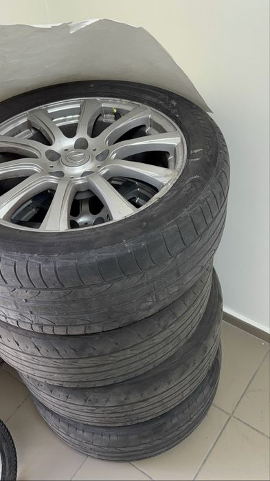 Титановый диски с резиной