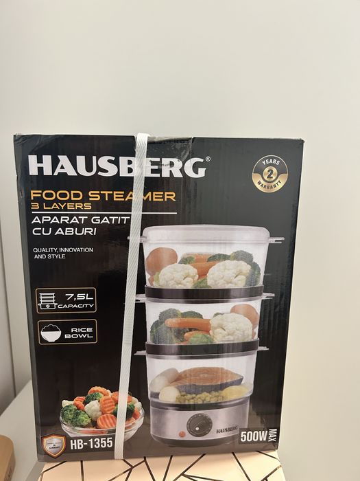 Aparat gatit cu aburi HB-1355 Hausberg