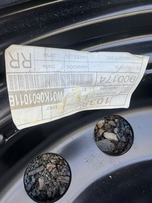 Резервна гума тип патерица 16ка 5х112