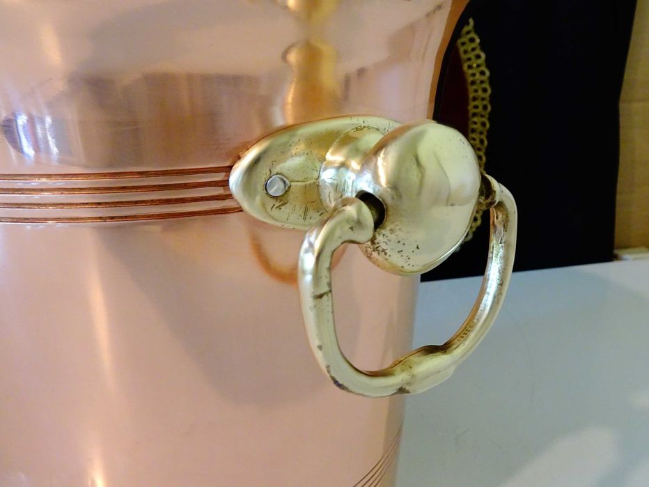 Френска медна шампаниера 1 кг.,8 литра.