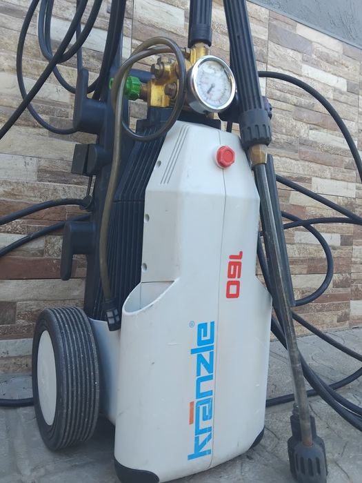Водоструйка, Kranzle Profi 160bar 220v Керамика Супер Силна  Отпушвате на Канали дълъг маркуч