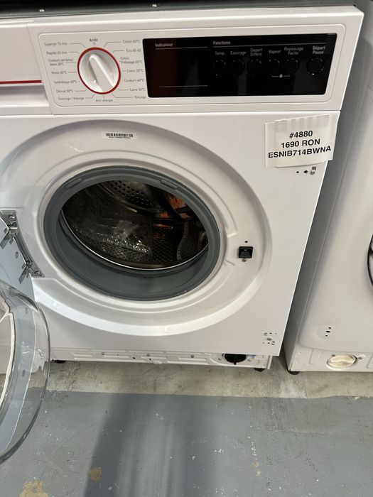 !! PROMOTIE!! Mașină de spălat rufe incorporabilă Sharp ES-NIB714BWNA