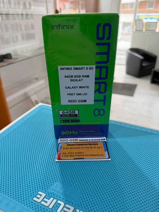 Infinix Smart 8 64gb 5G Dual Sim/Sigilat/Garantie