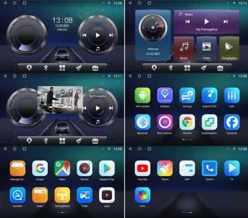 Navigatie Android VW Touran 2003-2010, 8Core, 2G + 32G , MONTAJ INCLUS