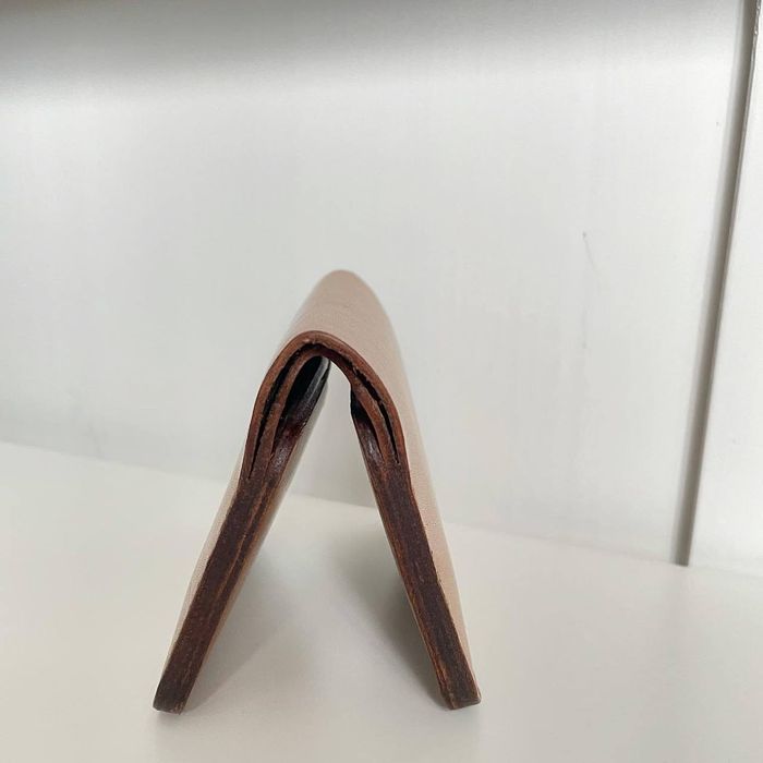 Кожаное портмоне ручной работы!