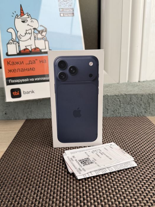 НОВ! 1Tb *ЛИЗИНГ* iPhone 17 Pro Max Deep Blue 24М ГАРАНЦИЯ