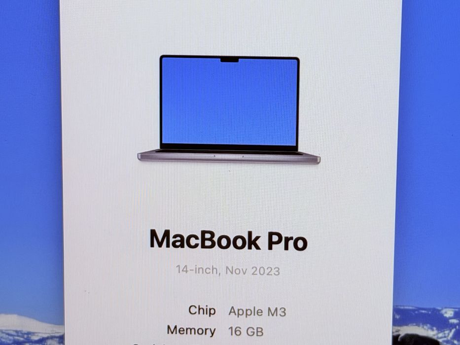 MacBook Pro 14’ 2023, Procesor Apple M3 , 16GB RAM, 512GB SSD