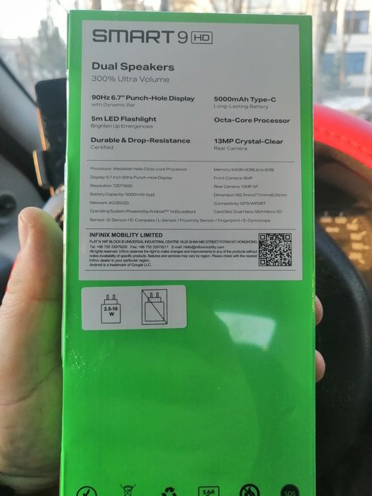 INFINIX SMART 9 HD nou  impecabil