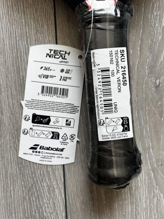 [NOU] Paleta Padel Babolat Technical Veron - Noua Sigilata - 365g (Racheta)