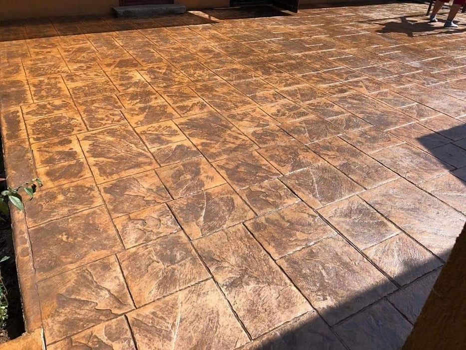 Beton amprentat periat