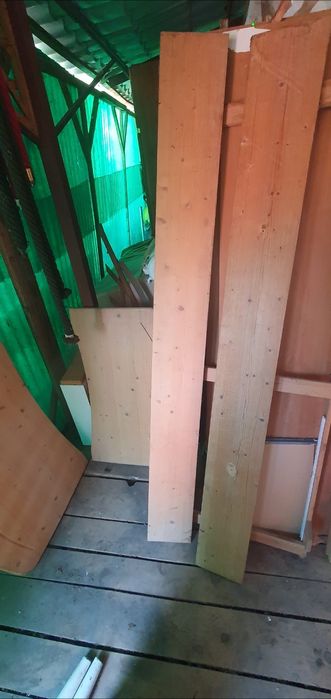 Vand pat  lemn masiv natur 1m 1,40m , 2m
