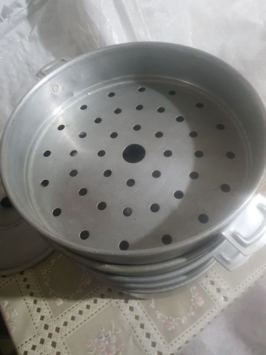 Алюминиевая мантышница..   Манты Казан бурунгы