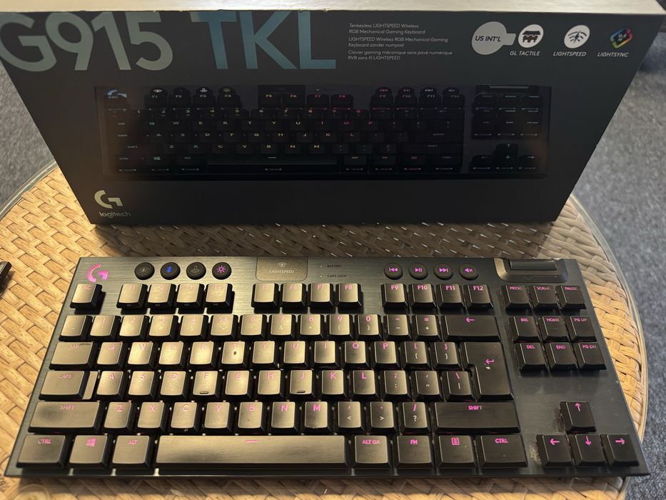Tastatura Logitech G915 - Tactile, Wireless, Black