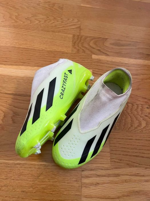 Ghete Fotbal Adidas CRAZYFAST Copii