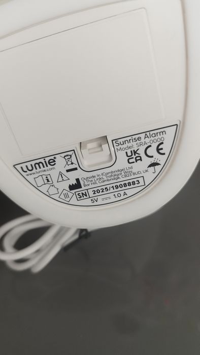 Декоративен часовник, LUMIE, аларма със звуци, амбиентно осветление