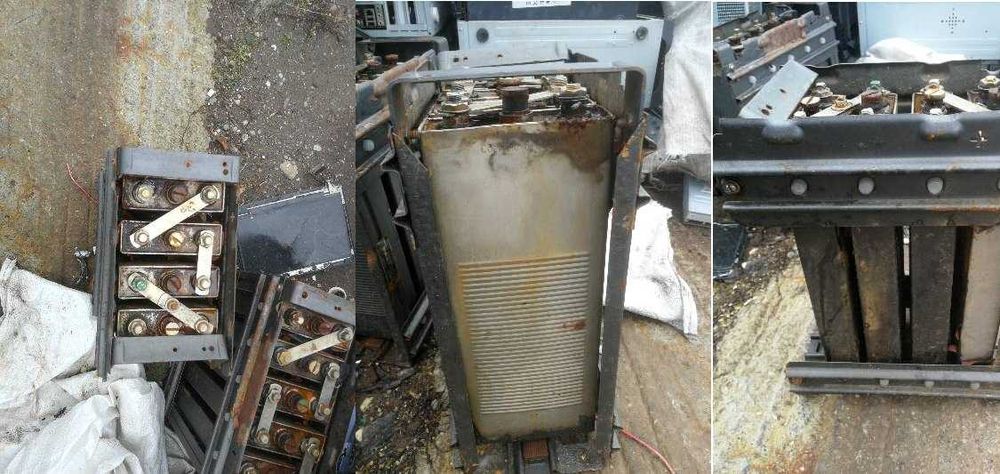 Стар руски акумулатор 12 в 9 клетки