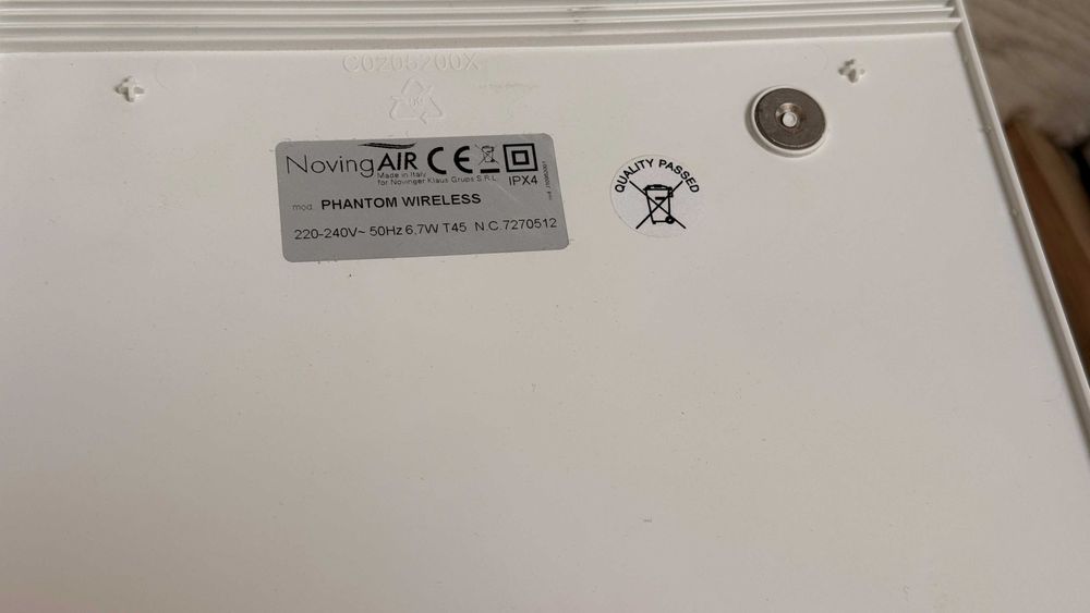 Vand ventilator cu recuperare de caldura NovingAir Phantom Wireless