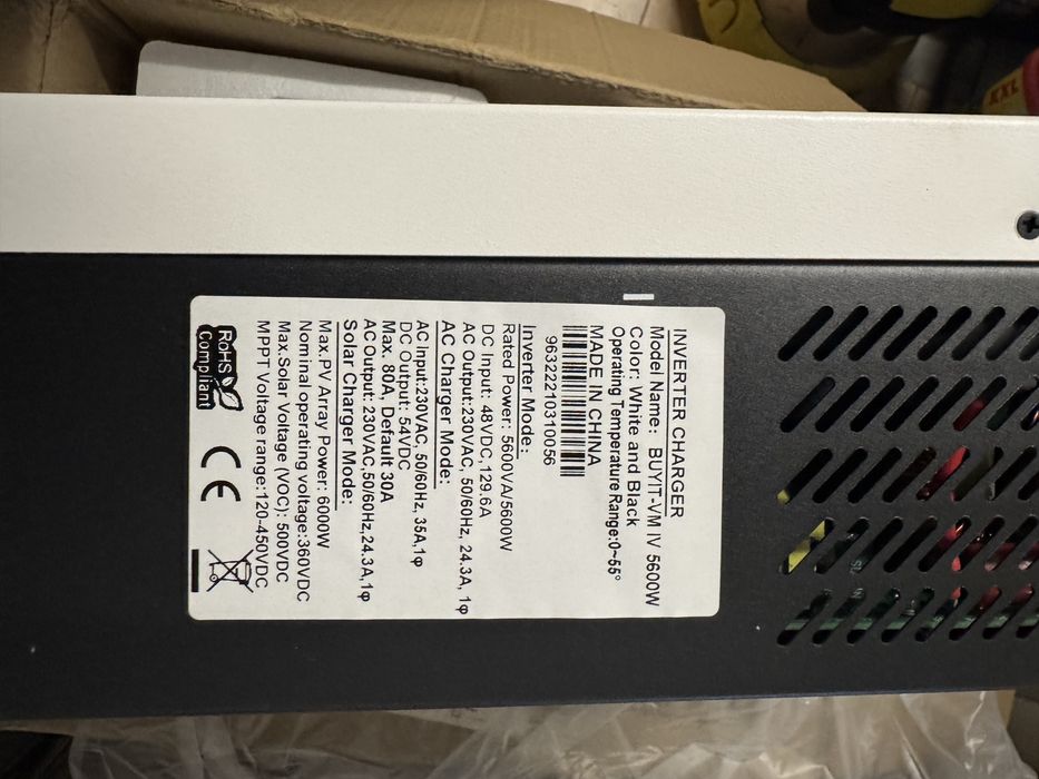 Invertor nou 5.6kw