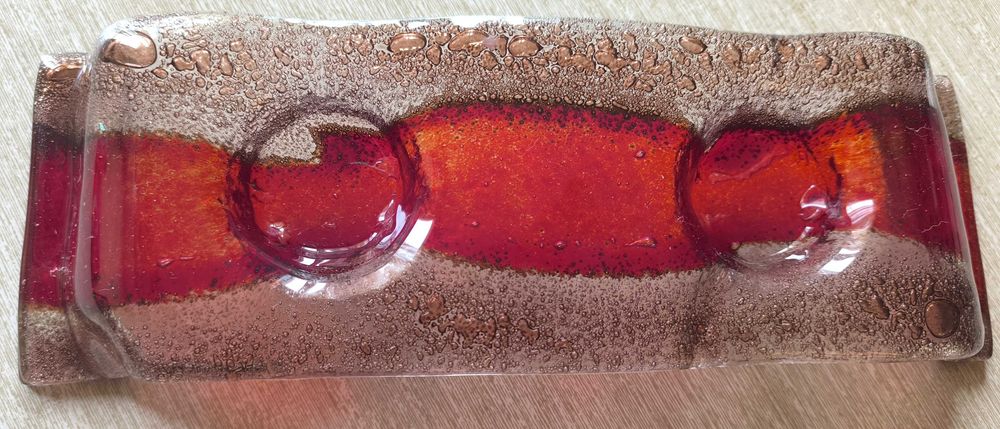 Стъклен свещник за две свещи