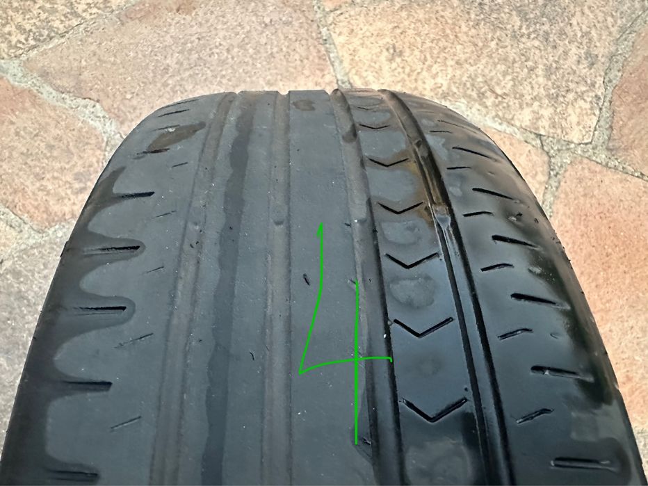 Шины 215/55/R17 Continental, б/у.