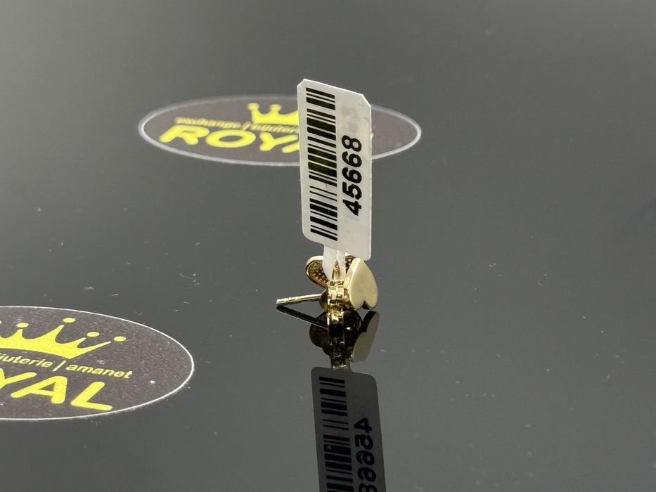 Bijuteria ROYAL : Cercei AUR 14K / 0.88 GR