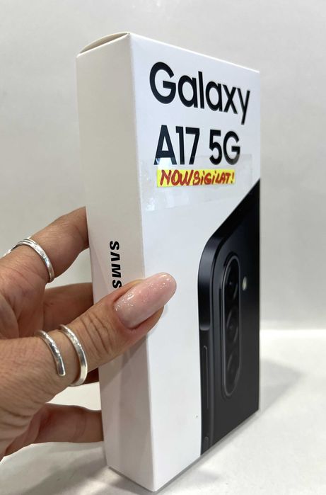 Samsung A17 5G, Black, 128GB/4GB RAM, garantie, NOU/Sigilat!