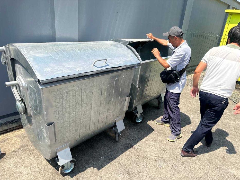 Мсорный бак 1100л оценковка