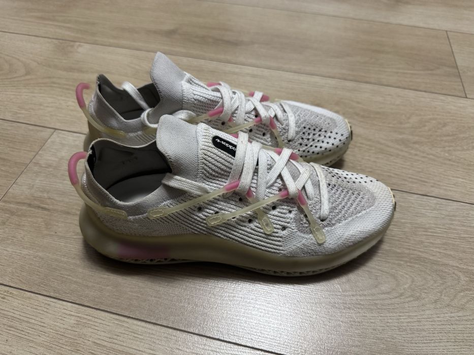 Tenisi barbati 4D Fusio, alb, textil, 40 2/3 EU