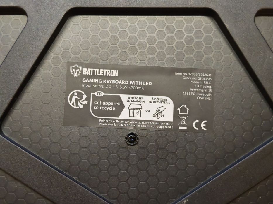 Tastatura gaming RGB Battletron