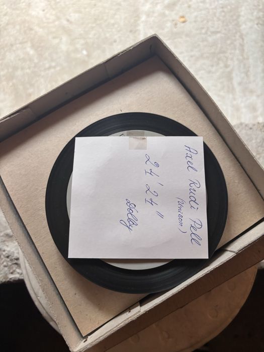 Magnetophone and cassete tapes very rare from fabric production licens