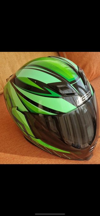 Se vinde casca moto ICON AIRFLITE GREEN